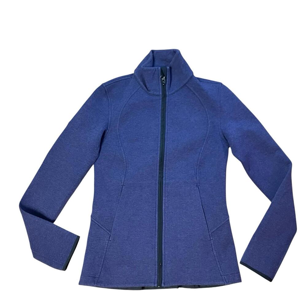 Lululemon Define Jacket 2 Blue Slim Fit Zip Up Athleisure BBL
